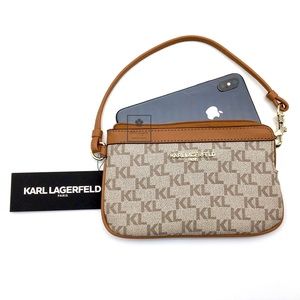 Karl Lagerfeld Paris - Wristlet - Almond/Taupe